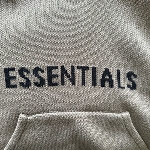 Fear of God Essentials knit hoodie
